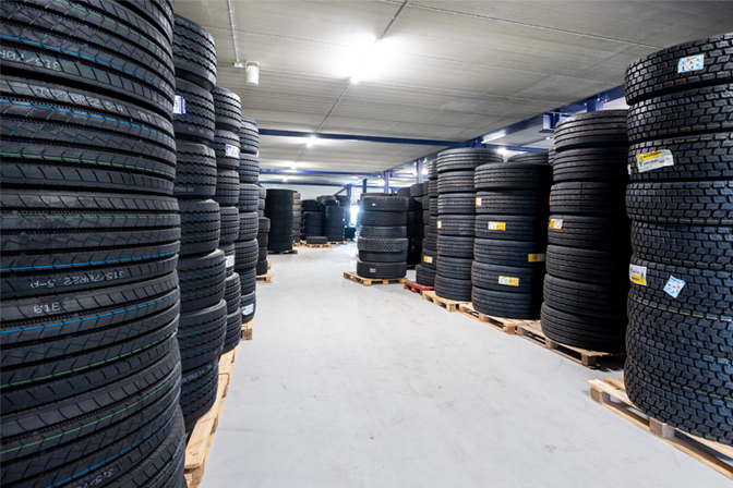 BAS Tyres warehouse